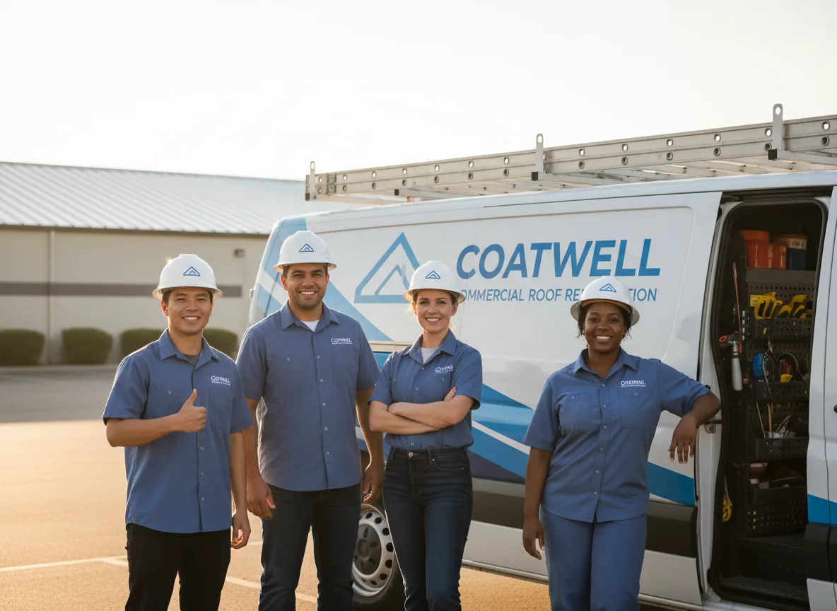 Commercial roof coating company in Fremont, WI